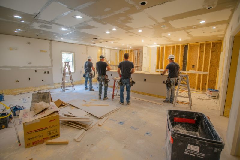Kitchen Drywall Installation in Overland Park, KS